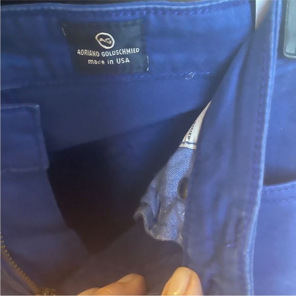 AG Adriano Goldschmied Women's Vibrant Blue Skinny Jeans - Picture 4 of 4